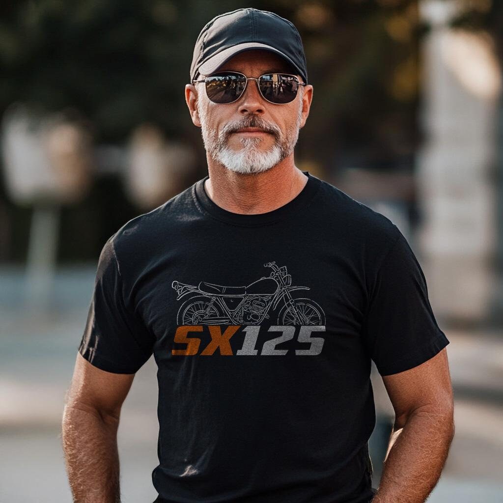 Harley-Davidson SX 125 Inspired T-Shirt - Biker Motorcycle Tee Shirt