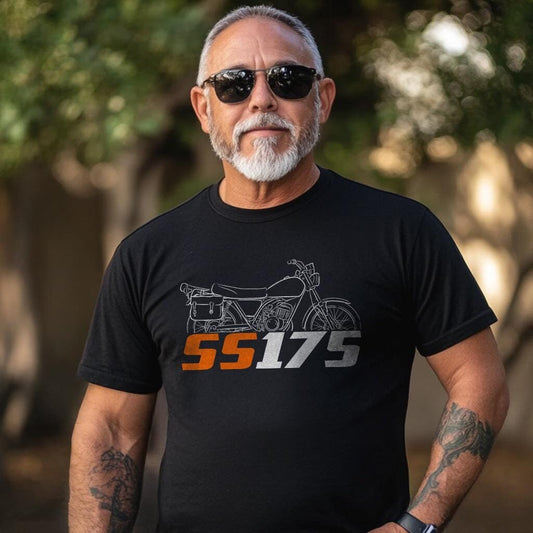 Harley-Davidson SS 175 Inspired T-Shirt - Biker Motorcycle Tee Shirt