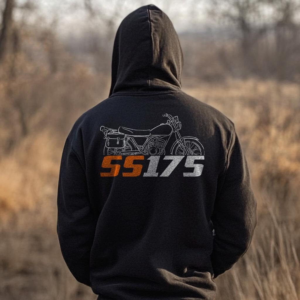 Harley-Davidson SS 175 Inspired Hoodie - Biker Motorcycle Sweatshirt