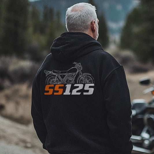 Harley-Davidson SS 125 Inspired Hoodie - Biker Motorcycle Sweatshirt