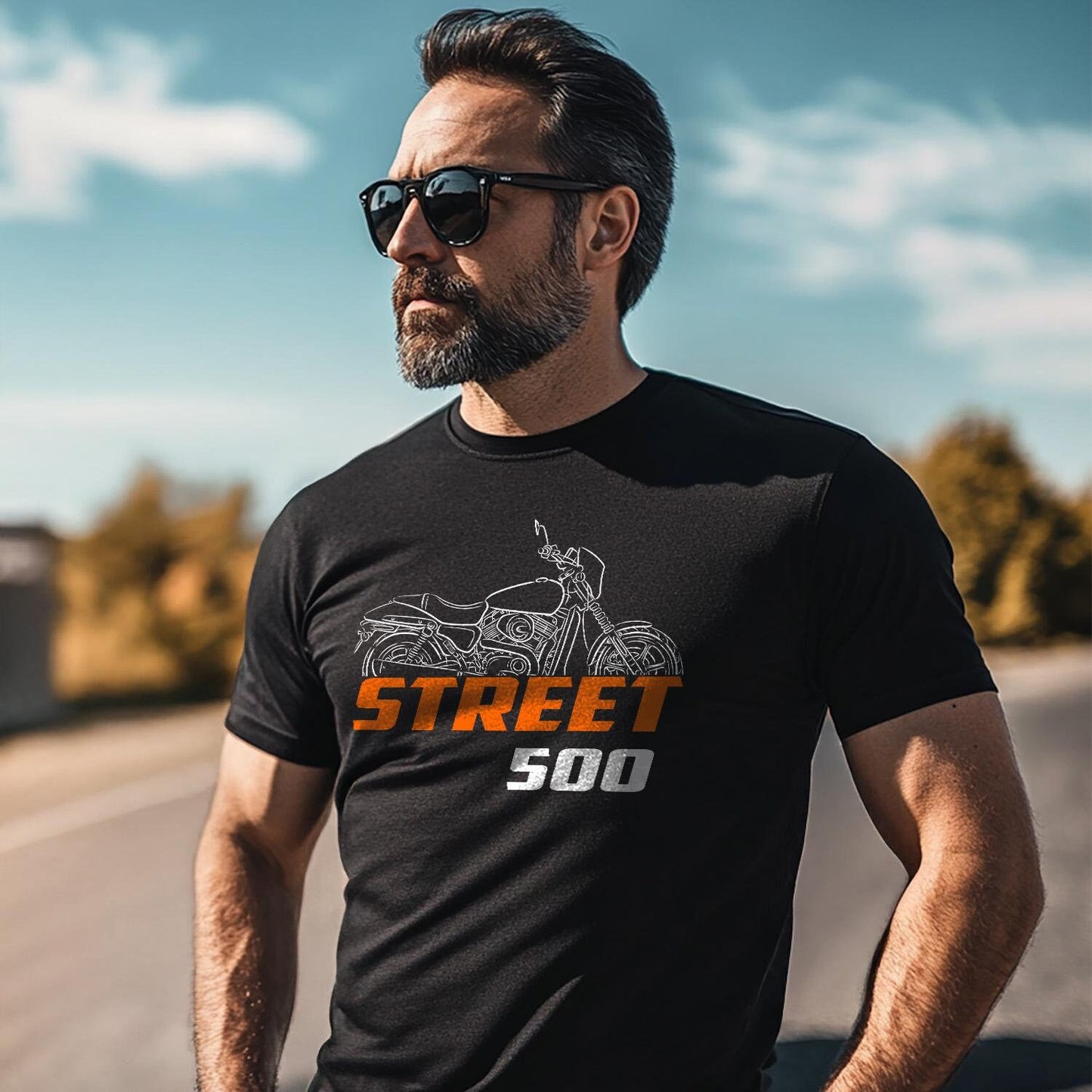 Harley-Davidson Street 500 Inspired T-Shirt - Biker Motorcycle Tee Shirt