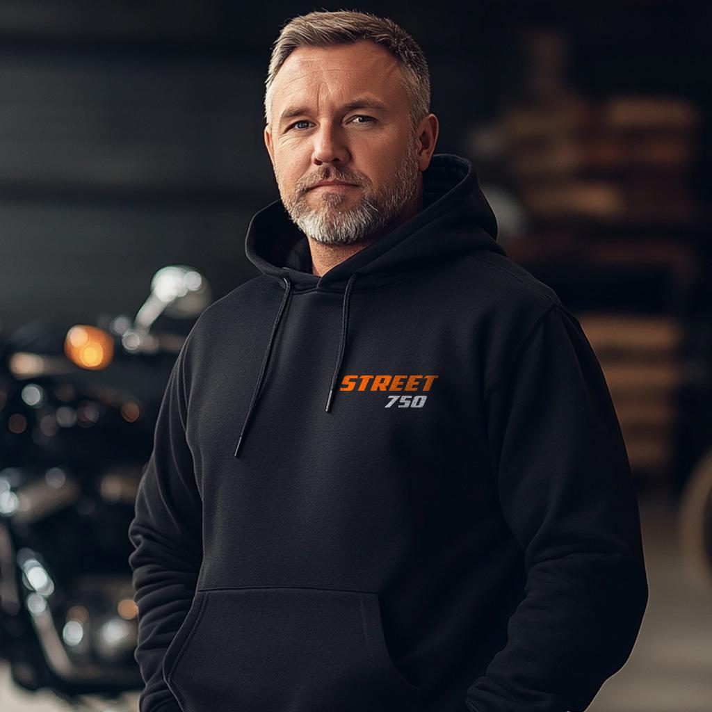 Harley-Davidson Street 750 Inspired Hoodie - Biker Motorcycle Sweatshirt