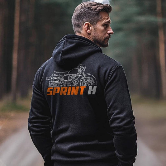 Harley-Davidson Sprint H Inspired Hoodie - Biker Motorcycle Sweatshirt