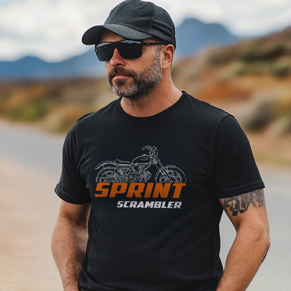 Harley-Davidson Sprint ERS 350 Scrambler Inspired T-Shirt - Biker Motorcycle Tee Shirt