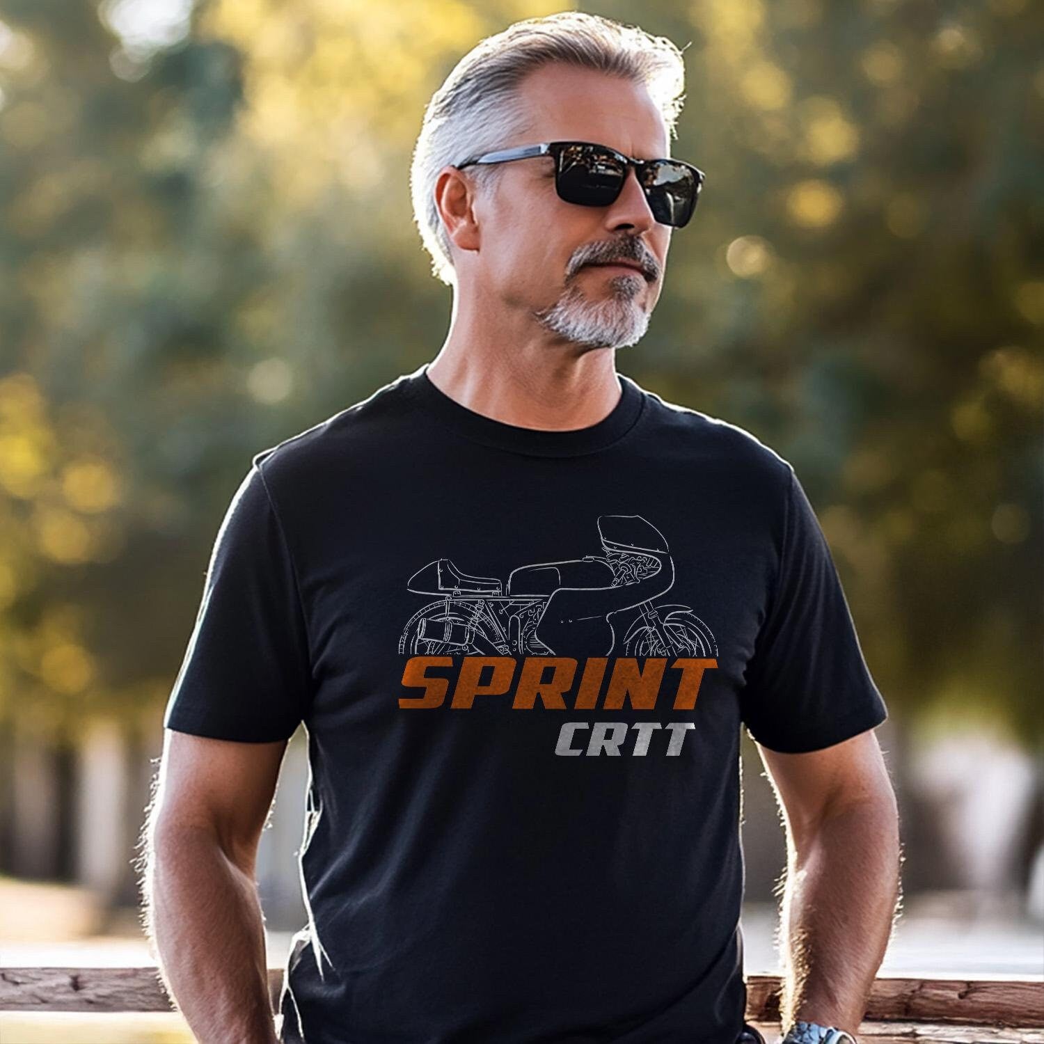 Harley-Davidson Sprint CRTT Inspired T-Shirt - Biker Motorcycle Tee Shirt