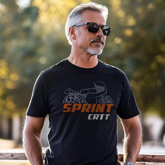 Harley-Davidson Sprint CRTT Inspired T-Shirt - Biker Motorcycle Tee Shirt
