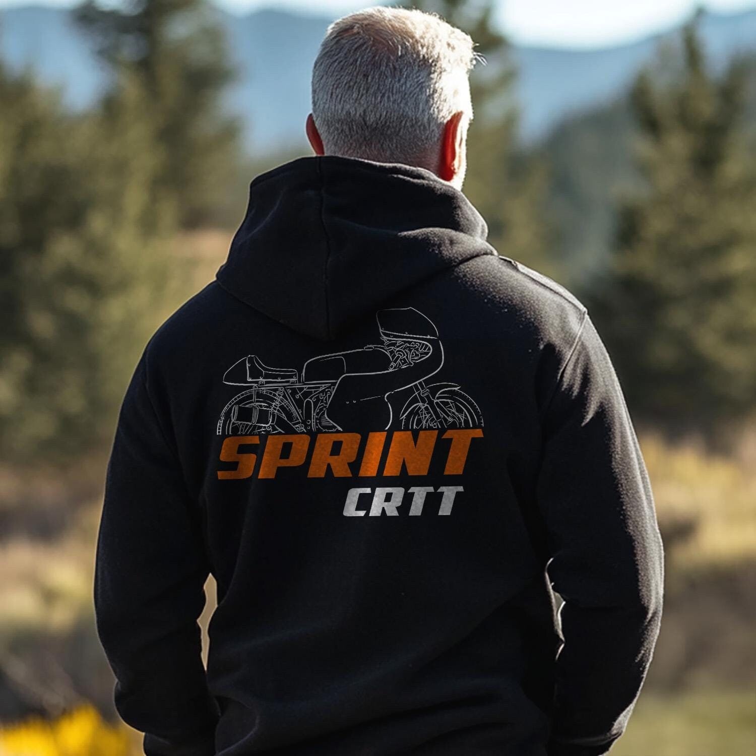 Harley-Davidson Sprint CRTT Inspired Hoodie - Biker Motorcycle Sweatshirt