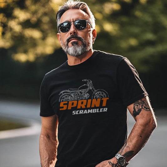 Harley-Davidson Sprint CRS Scrambler Inspired T-Shirt - Biker Motorcycle Tee Shirt