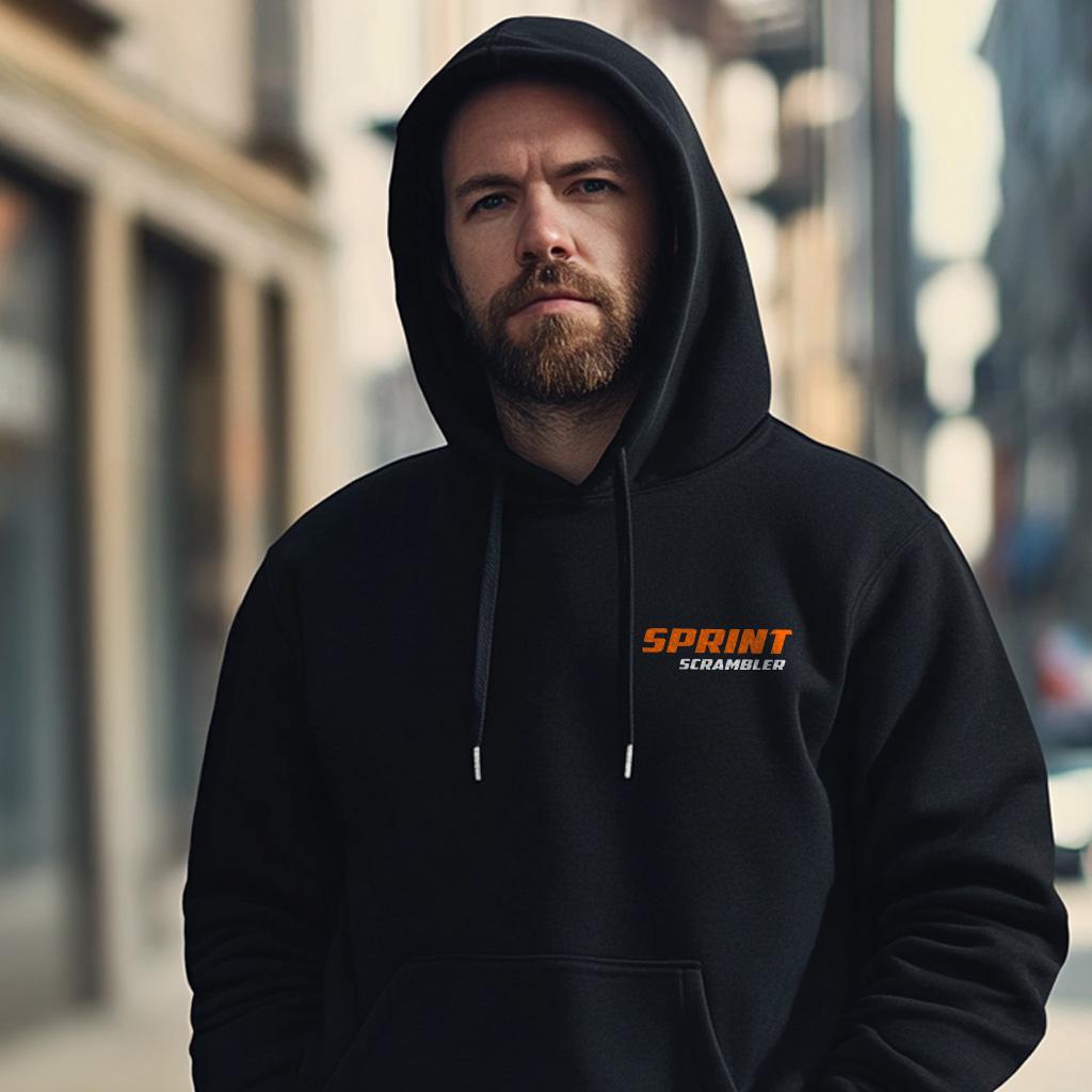 Harley-Davidson Sprint CRS Scrambler Inspired Hoodie - Biker Motorcycle Sweatshirt