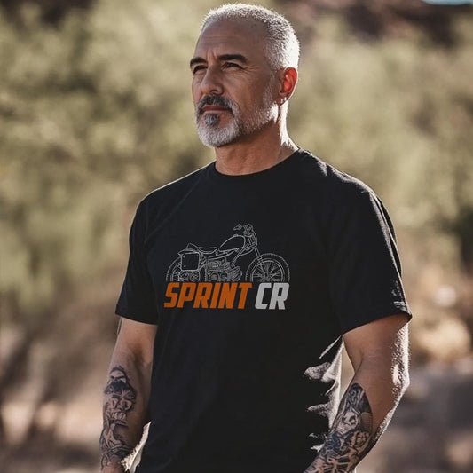 Harley-Davidson Sprint CR Inspired T-Shirt - Biker Motorcycle Tee Shirt