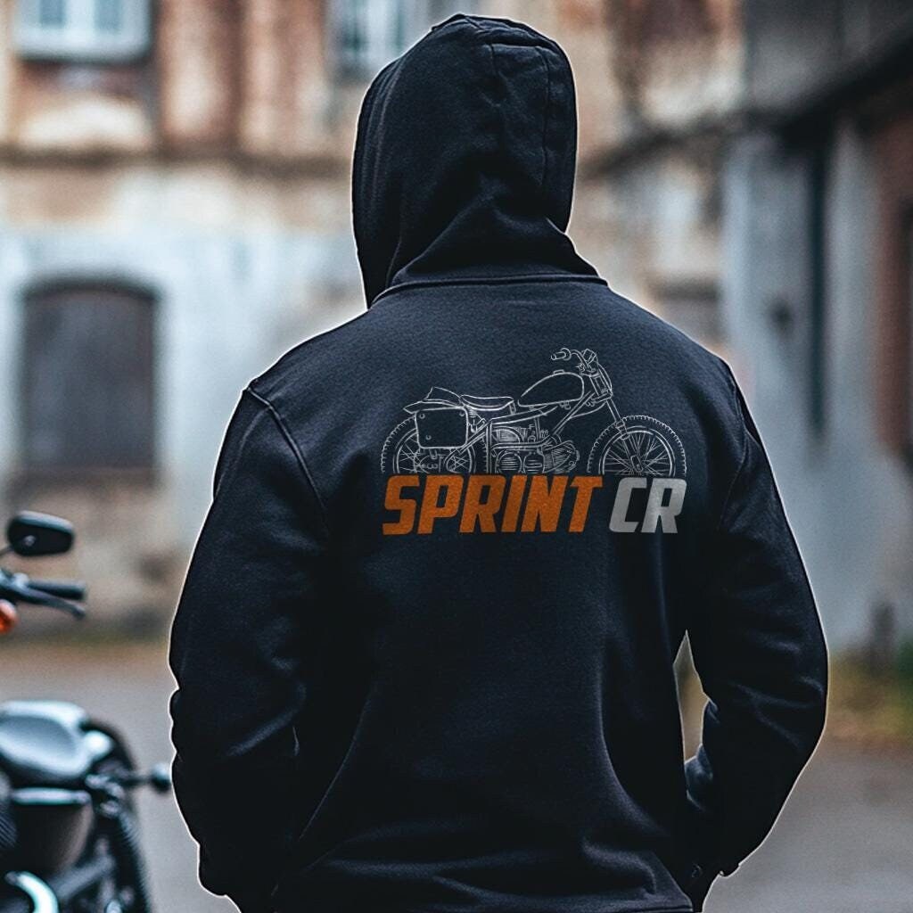 Harley-Davidson Sprint CR Inspired Hoodie - Biker Motorcycle Sweatshirt