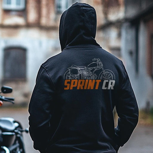 Harley-Davidson Sprint CR Inspired Hoodie - Biker Motorcycle Sweatshirt