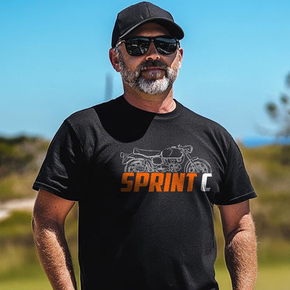 Harley-Davidson Sprint C Inspired T-Shirt - Biker Motorcycle Tee Shirt