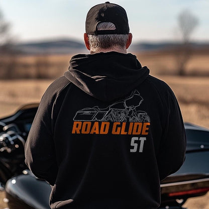 Harley-Davidson Road Glide ST FLTRXST Inspired Hoodie - Biker Motorcycle Sweatshirt