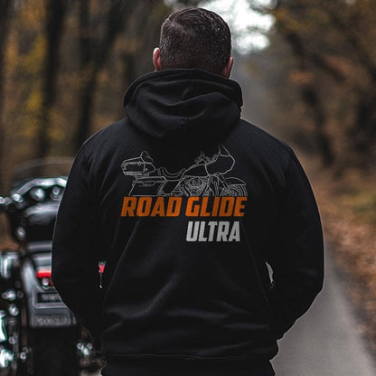 Harley-Davidson Road Glide Ultra FLTRU Inspired Hoodie - Biker Motorcycle Sweatshirt
