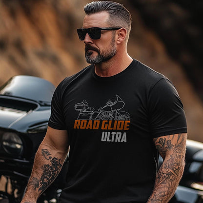 Harley-Davidson Road Glide Ultra FLTRU Inspired T-Shirt - Biker Motorcycle Tee Shirt