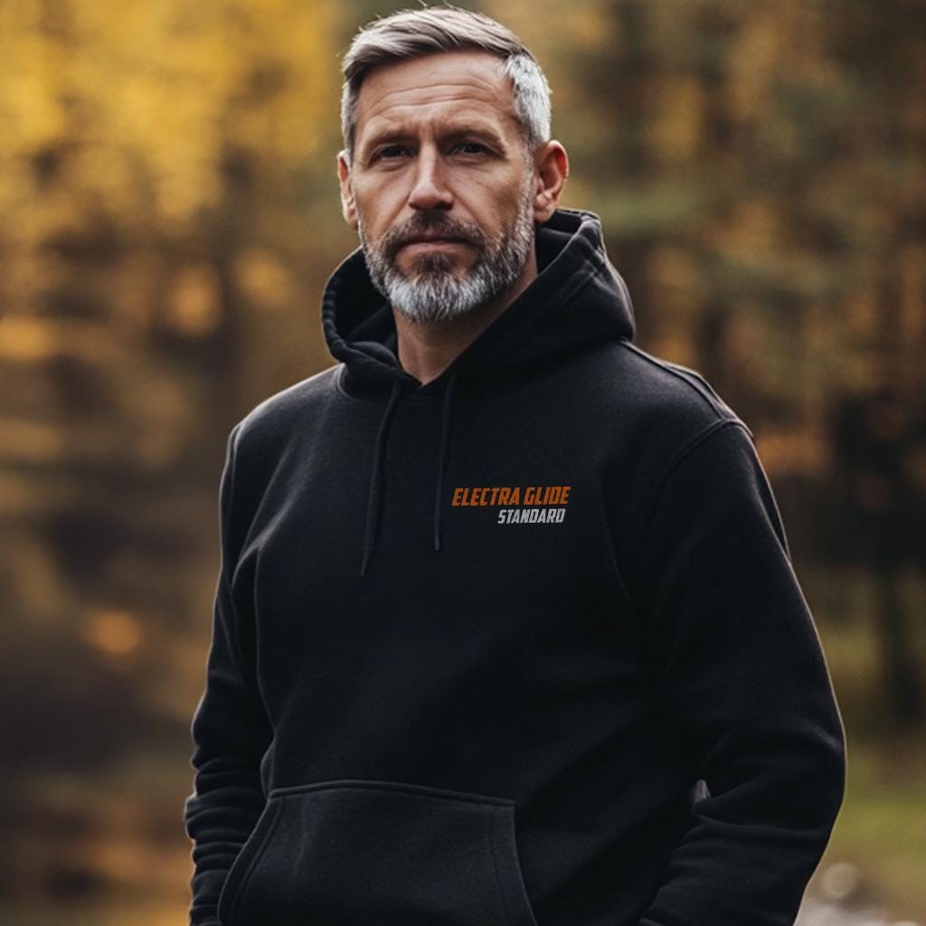 Harley-Davidson Electra Glide Standard FLHT & FLHTI Inspired Hoodie - Biker Motorcycle Sweatshirt