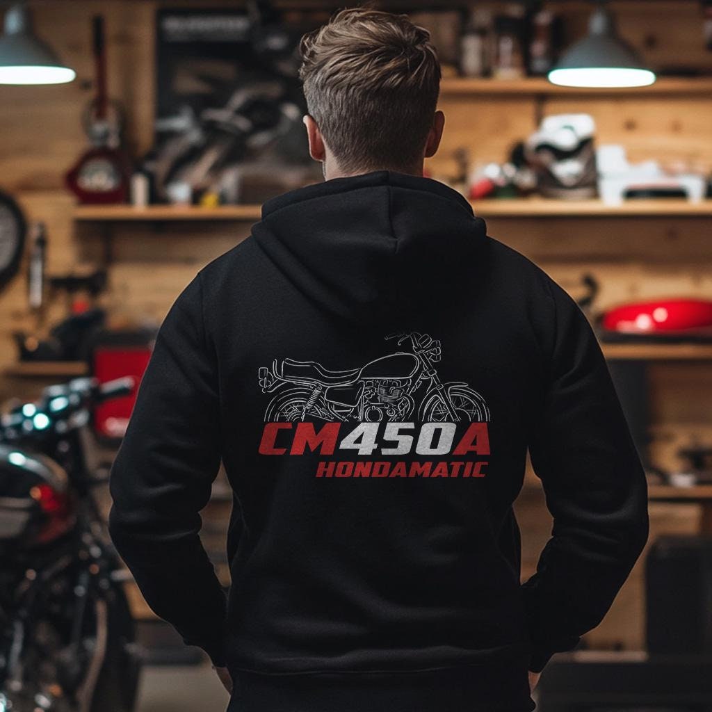 Honda CM450 A | C | E & T Inspired Hoodie - Motorcycle Sweatshirt
