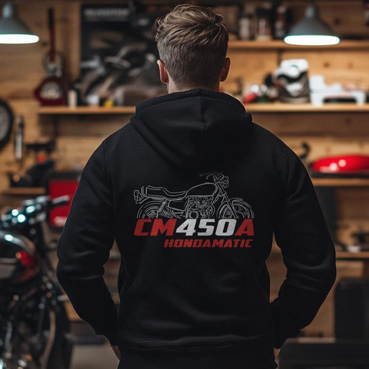 Honda CM450 A | C | E & T Inspired Hoodie - Motorcycle Sweatshirt