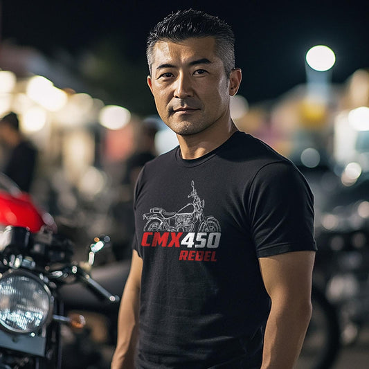 Honda CMX450C Rebel Inspired T-Shirt - Motorcycle Tee Shirt