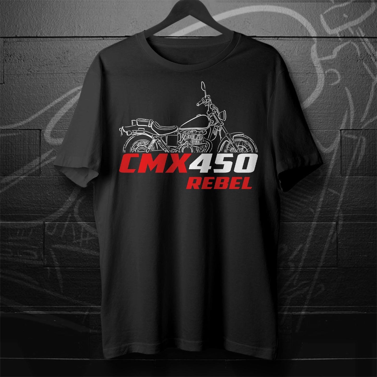 Honda CMX450C Rebel Inspired T-Shirt - Motorcycle Tee Shirt