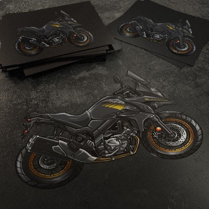Suzuki V-Strom 650 Inspired Stickers - Set of 3 Biker Motorcycle Decals