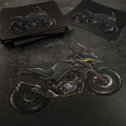 Suzuki V-Strom 650 Inspired Stickers - Set of 3 Biker Motorcycle Decals