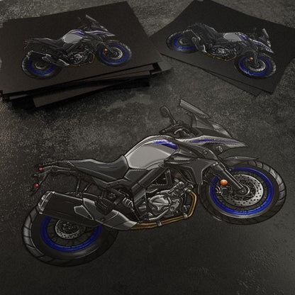 Suzuki V-Strom 650 Inspired Stickers - Set of 3 Biker Motorcycle Decals