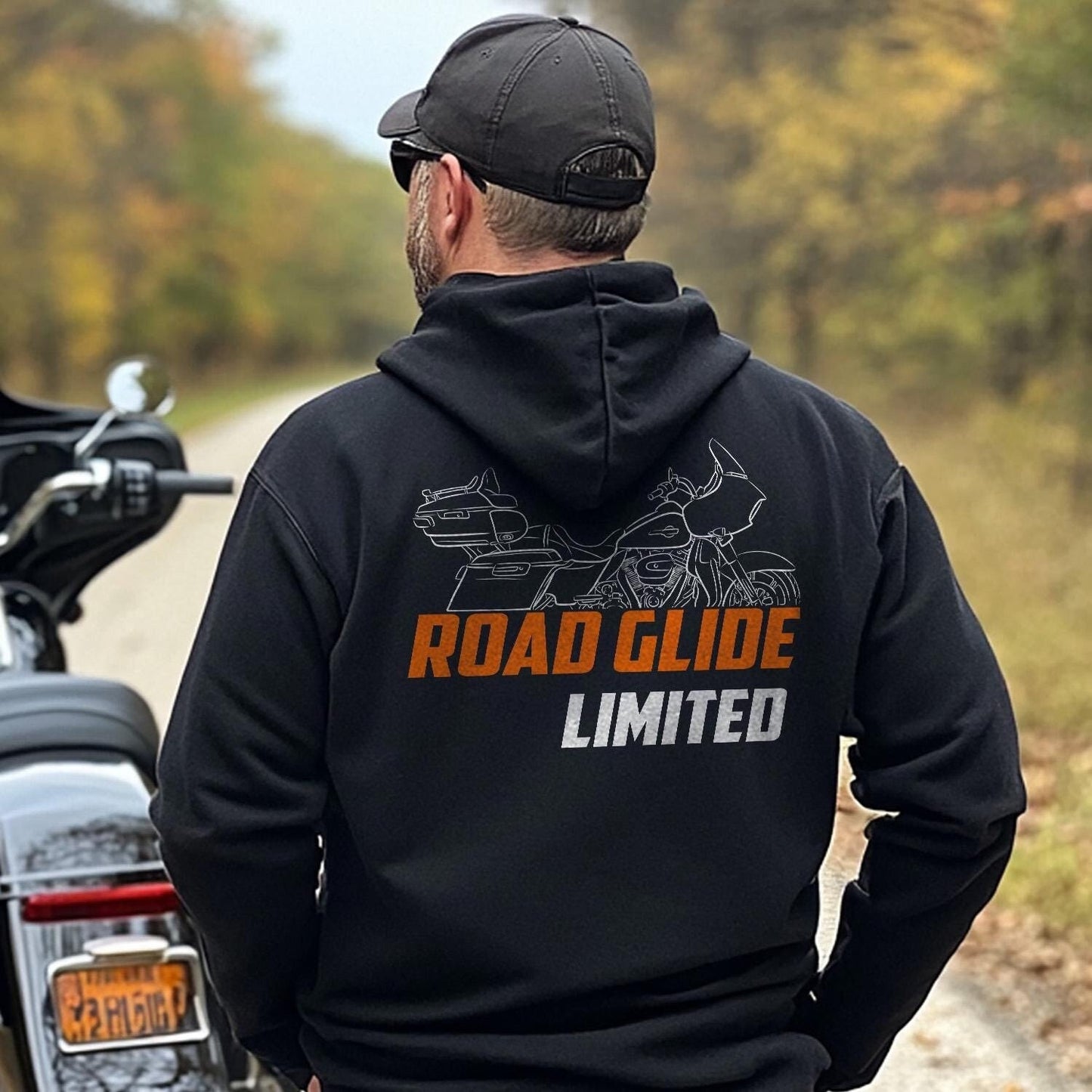 Harley-Davidson Road Glide Limited FLTRK 2020 - 2024 Inspired Hoodie - Biker Motorcycle Sweatshirt