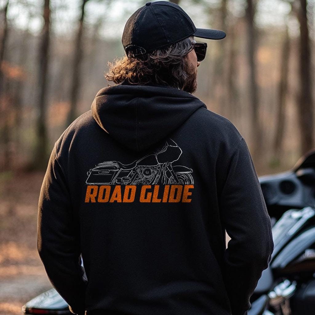 Harley-Davidson Road Glide FLTRI Inspired Hoodie - Biker Motorcycle Sweatshirt