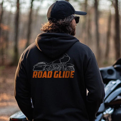 Harley-Davidson Road Glide FLTRI Inspired Hoodie - Biker Motorcycle Sweatshirt