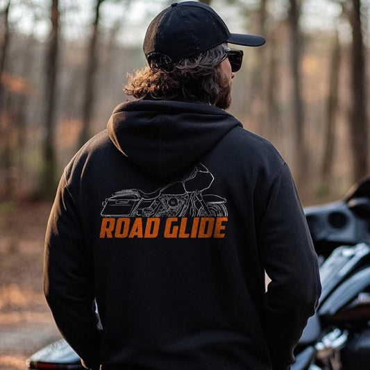 Harley-Davidson Road Glide FLTRI Inspired Hoodie - Biker Motorcycle Sweatshirt
