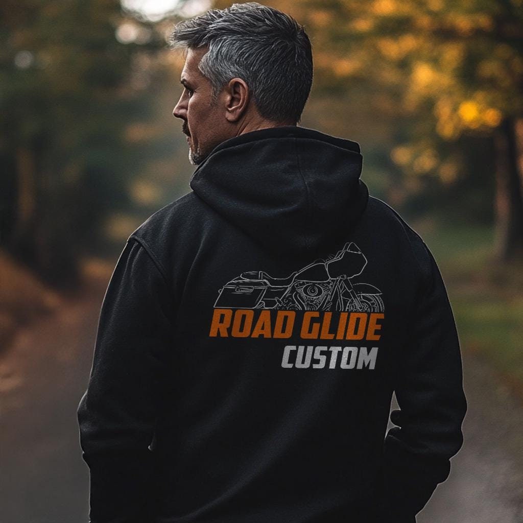 Harley-Davidson Road Glide Custom FLTRX Inspired Hoodie - Biker Motorcycle Sweatshirt