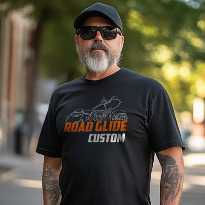 Harley-Davidson Road Glide Custom FLTRX Inspired T-Shirt - Biker Motorcycle Tee Shirt