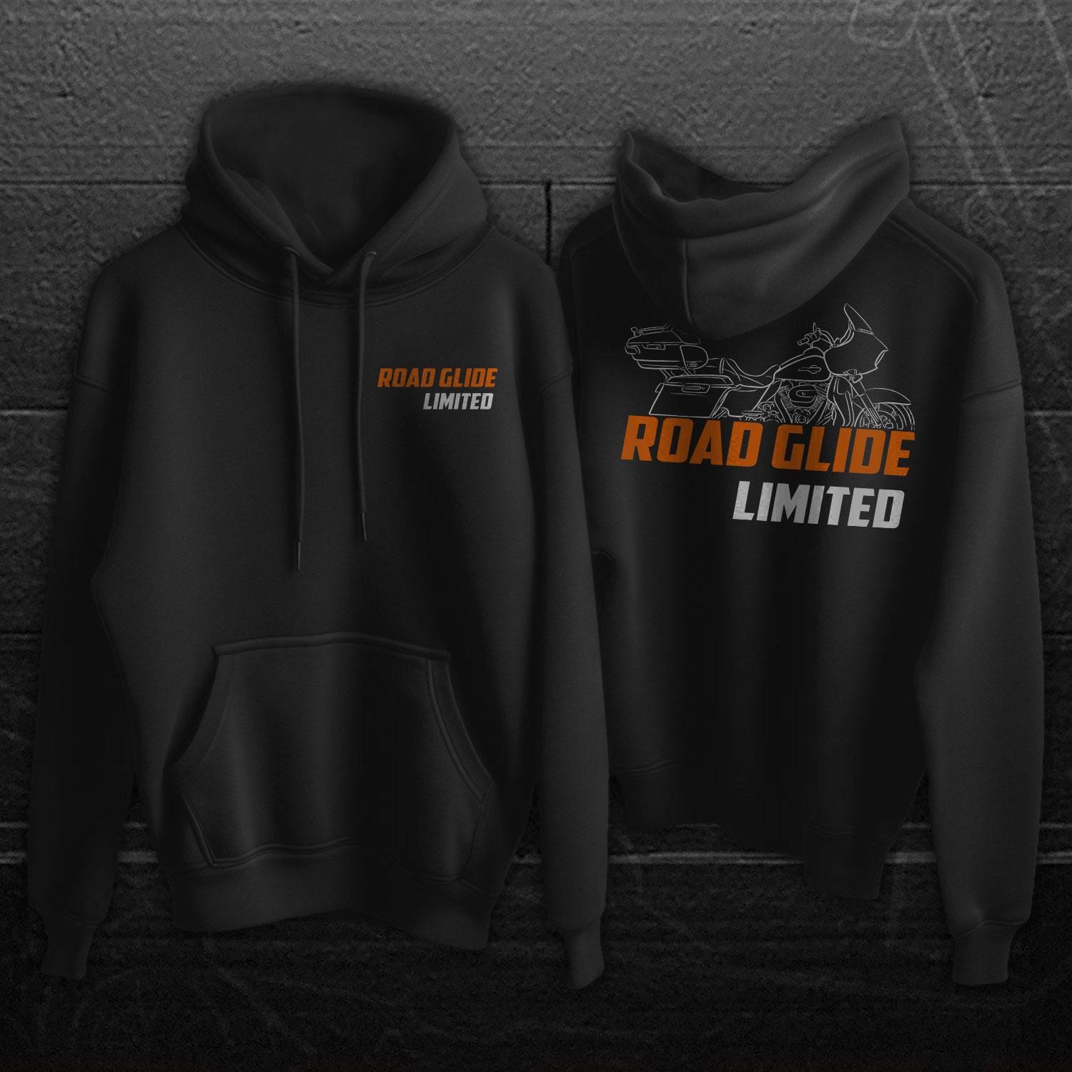 Harley-Davidson Road Glide Limited FLTRK 2020 - 2024 Inspired Hoodie - Biker Motorcycle Sweatshirt