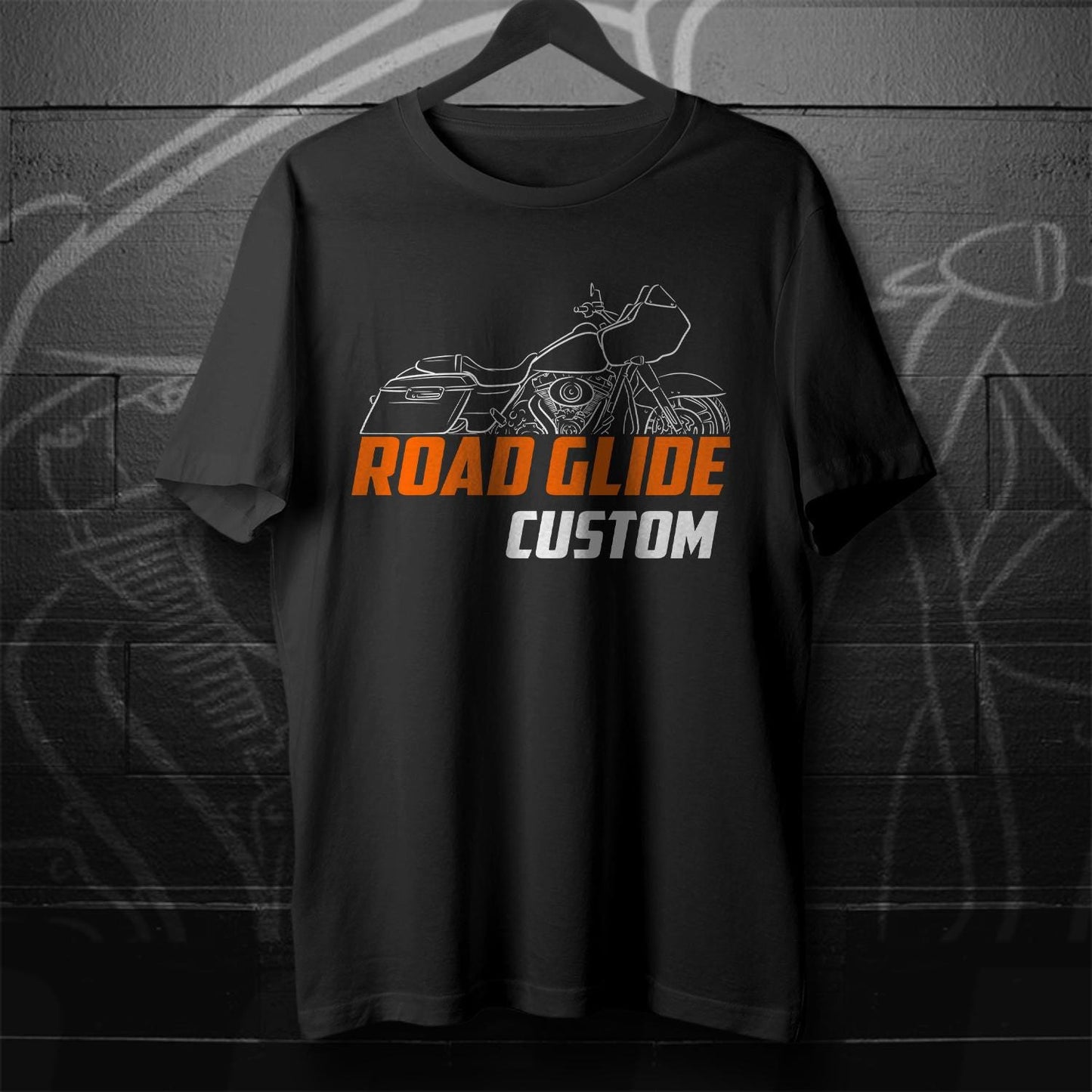 Harley-Davidson Road Glide Custom FLTRX Inspired T-Shirt - Biker Motorcycle Tee Shirt