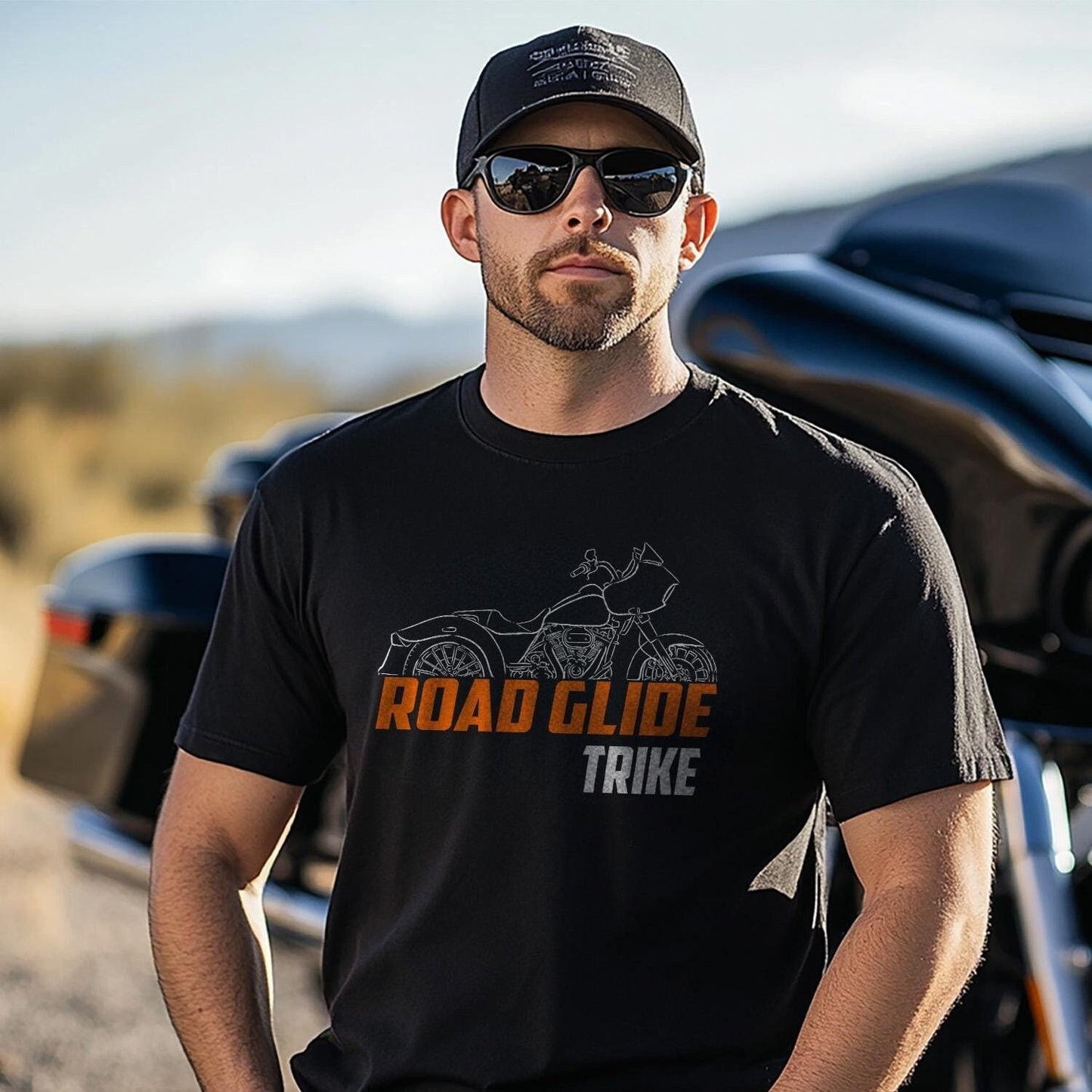 Harley-Davidson Road Glide 3 FLTRT Inspired T-Shirt - Biker Motorcycle Tee Shirt