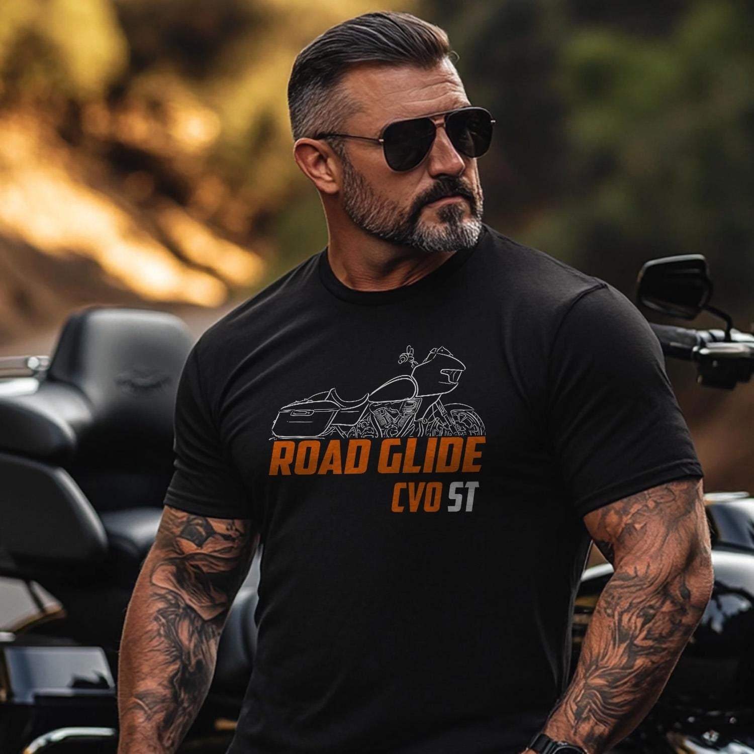 Harley-Davidson CVO Road Glide ST FLTRXSTSE 2024 Inspired T-Shirt - Biker Motorcycle Tee Shirt