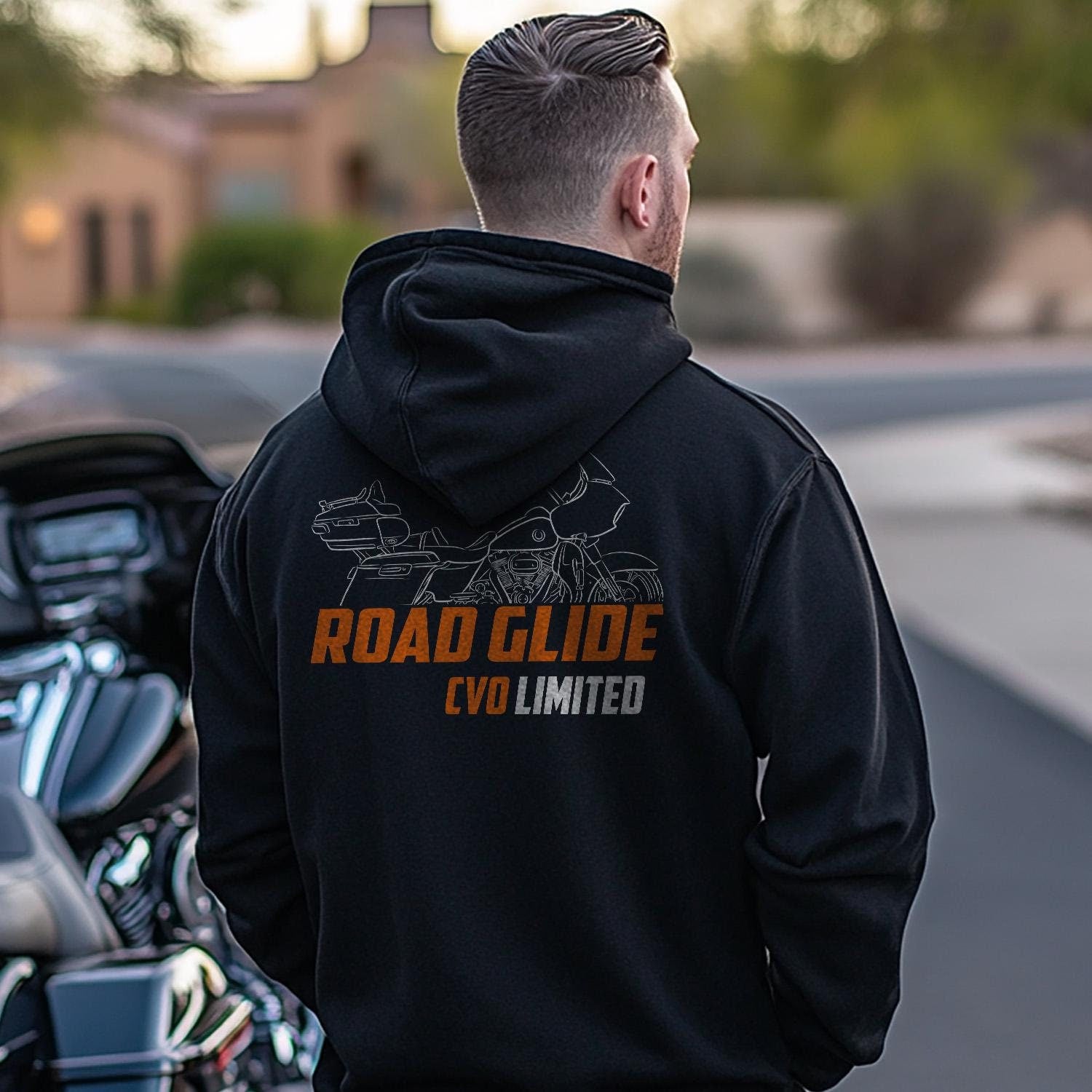 Harley-Davidson CVO Road Glide Limited FLTRKSE 2022 - 2023 Inspired Hoodie - Biker Motorcycle Sweatshirt