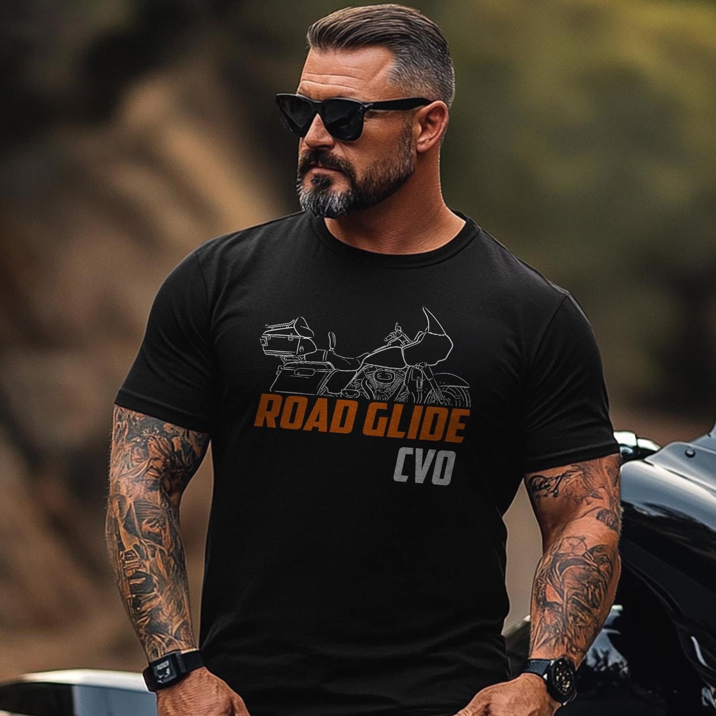 Harley-Davidson CVO Road Glide FLTRUSE Inspired T-Shirt - Biker Motorcycle Tee Shirt