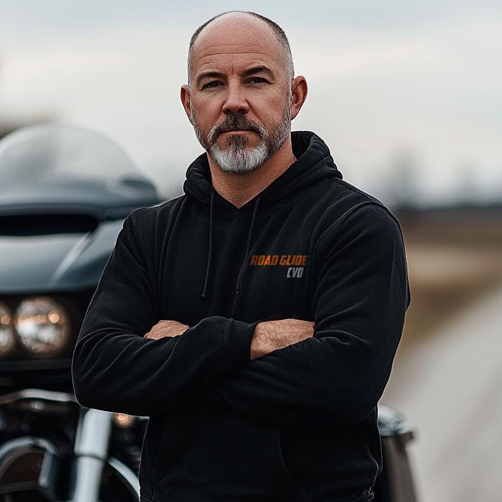 Harley-Davidson CVO Road Glide FLTRUSE Inspired Hoodie - Biker Motorcycle Sweatshirt