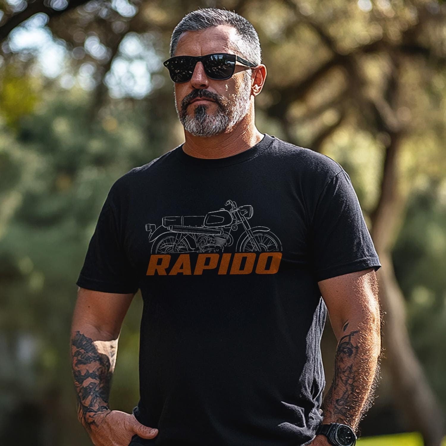 Harley-Davidson Rapido Inspired T-Shirt - Biker Motorcycle Tee Shirt