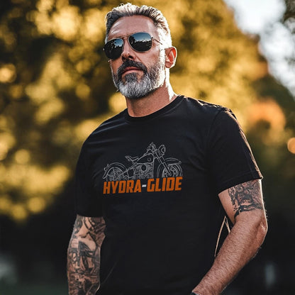 Harley-Davidson Hydra Glide Panhead 1949 - 1957 Inspired T-Shirt - Biker Motorcycle Tee Shirt