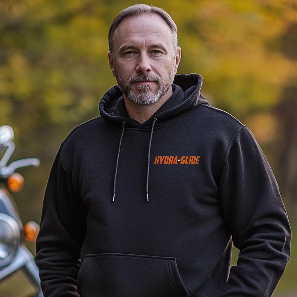 Harley-Davidson Hydra Glide Panhead 1949 - 1957 Inspired Hoodie - Biker Motorcycle Sweatshirt