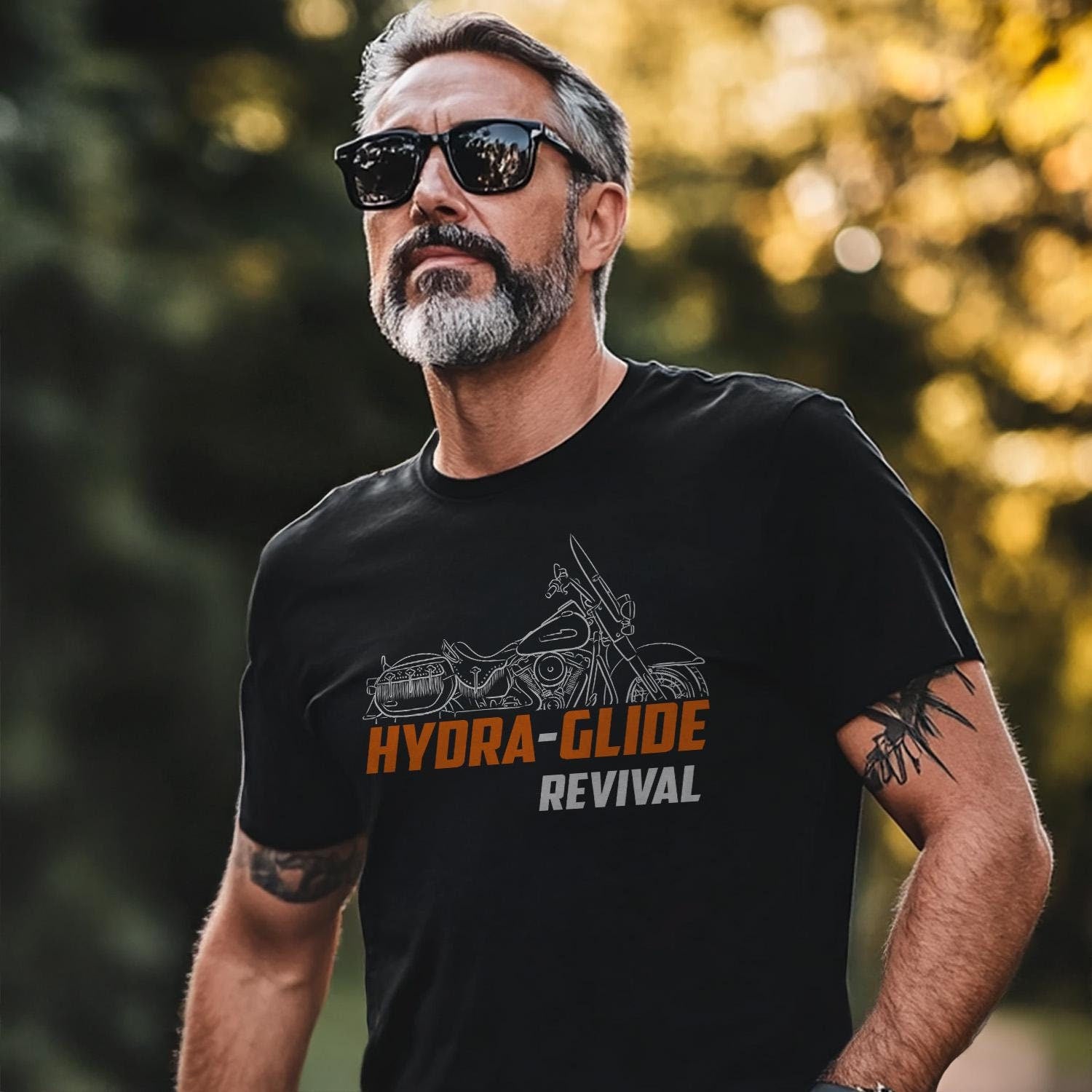 Harley-Davidson Hydra-Glide Revival 2024 Inspired T-Shirt - Biker Motorcycle Tee Shirt