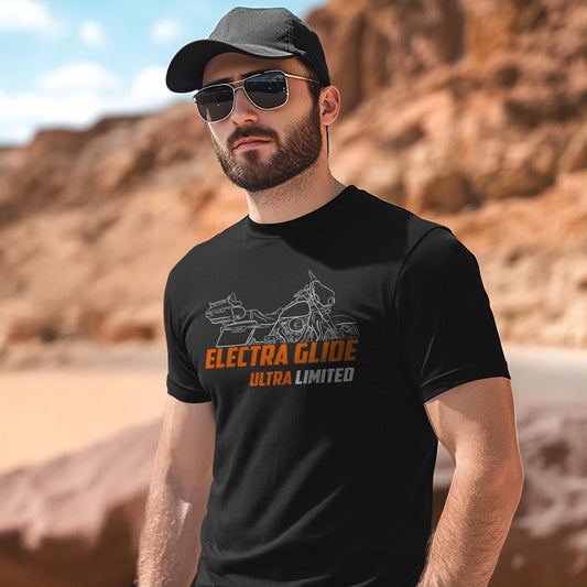 Harley-Davidson FLHTK & FLHTKL Electra Glide Ultra Limited Inspired T-Shirt - Biker Motorcycle Tee Shirt