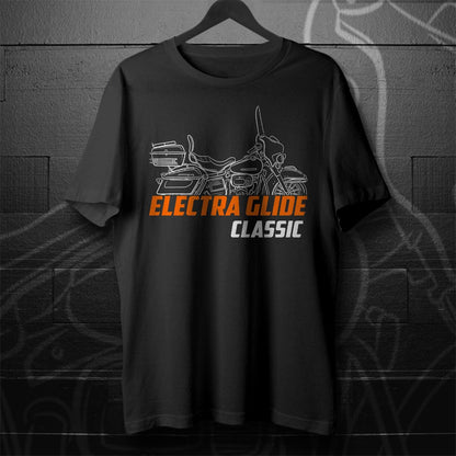 Harley-Davidson FLHC 80 Electra Glide Classic Inspired T-Shirt - Biker Motorcycle Tee Shirt