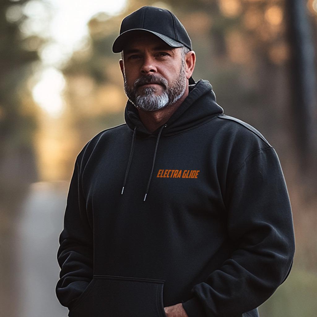 Harley-Davidson FLH 1200 Inspired Hoodie - Biker Motorcycle Sweatshirt