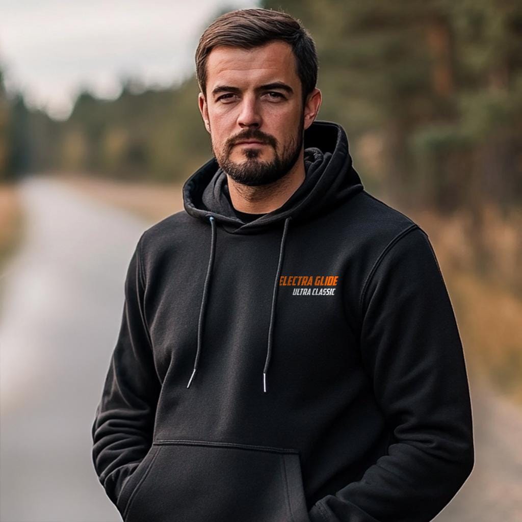 Harley-Davidson Electra Glide Ultra Classic FLHTCU Inspired Hoodie - Biker Motorcycle Sweatshirt