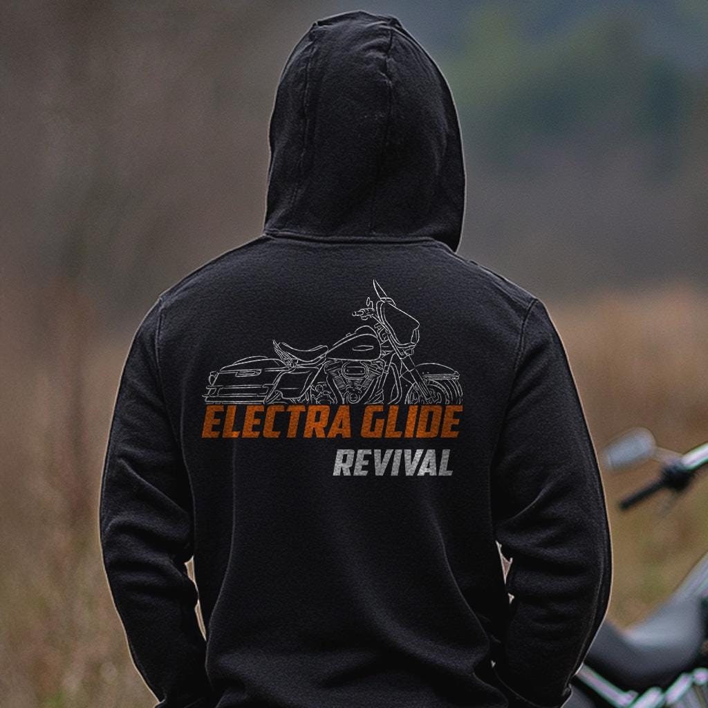 Harley-Davidson Electra Glide Revival FLH 2021 Inspired Hoodie - Biker Motorcycle Sweatshirt